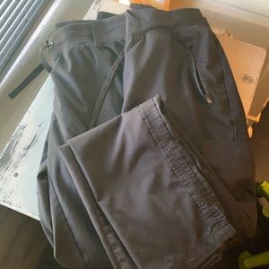 Black scrub pants small tall